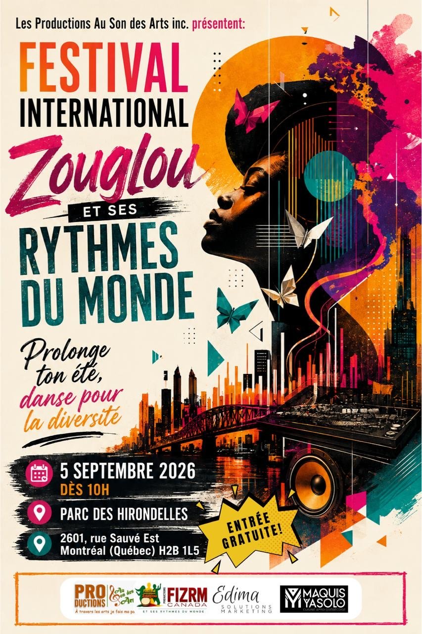 Affiche Festival International Zouglou et ses rythmes du monde — 5 septembre 2026